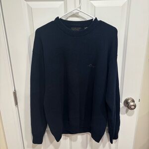 Greg Norman Collection Heavyweight Knit Navy Blue Mens U.S. Medium